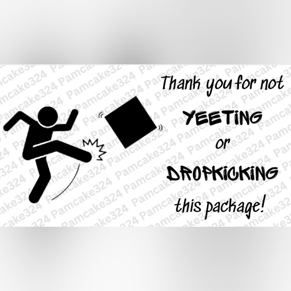 Stickers Don't Yeet or Dropkick! 50 2x3 Handmade Stickers - Picture 3 of 4